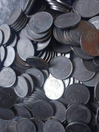 Lote 100 monedas 25 pesetas Rey Juan Carlos I