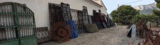 Liquidación de rejas de hierro forjado