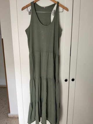 Vestido verde oliva
