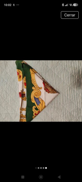 Pañuelo seda vintage Ostinelli