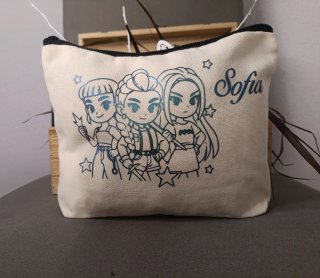 Neceser personalizado con nombre Sofia