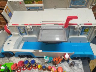 Camión Patrulla Canina + Figuras + Gorras + Estuch