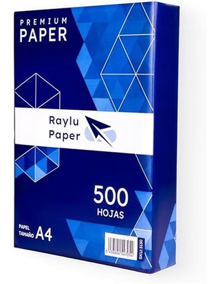 RAYLU PAPER - Fogli A4 80gr 500 Fogli di Carta Premium Multiuso per Stampanti Laser, Inkjet e Fotocopiatrici - per Ufficio e