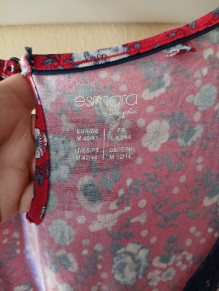 Pijama lencero enterizo Esmara talla 42