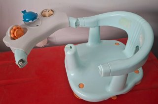 Asiento Bañera Bebé con Juguetes