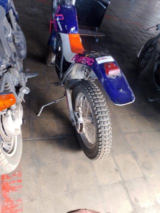 Fantic K800 Trial Moto Azul/Rosa