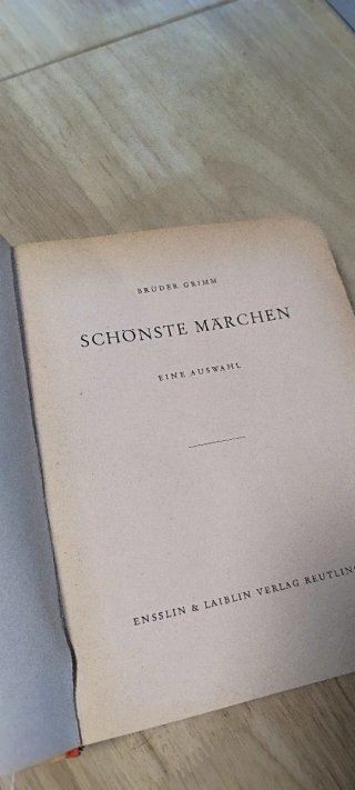 Libro Hermanos Grimm año 1930