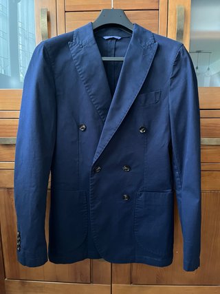 Americana Chaqueta Hombre Azul marino