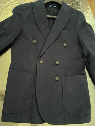 Americana Chaqueta Hombre Azul marino