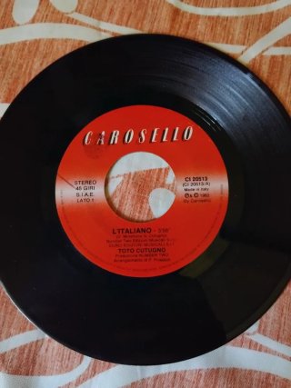 Disco Vinile Toto Cutugno L'Italiano