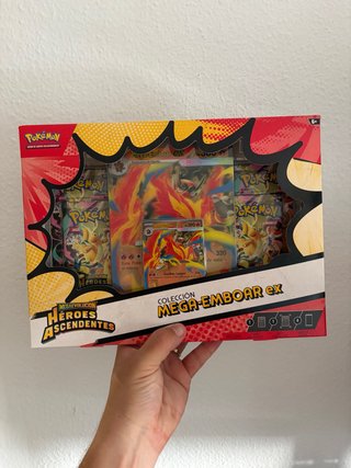 Colección Mega Emboar EX Pokémon Heroes Ascendente