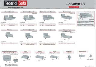 Divano angolare 5 posti componibile ocra/blu
