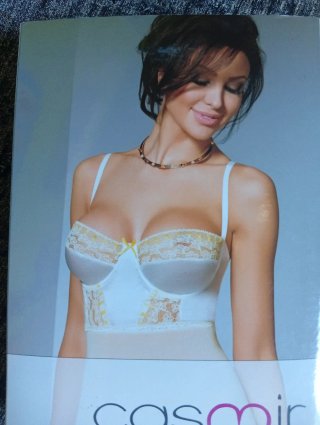 Babydoll sexy crema L/XL