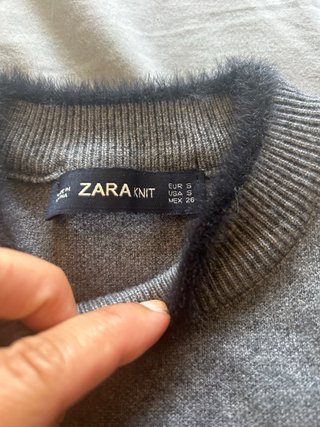 Conjunto Zara Falda y Top Gris