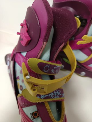 Patines Oxelo Talla 30-32 Morado/Azul