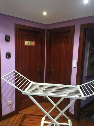 Tendedero plegable blanco