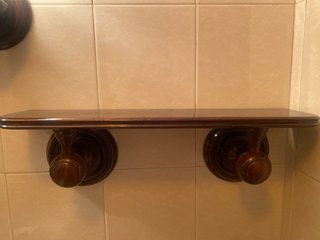 Mueble Auxiliar Baño con Espejo