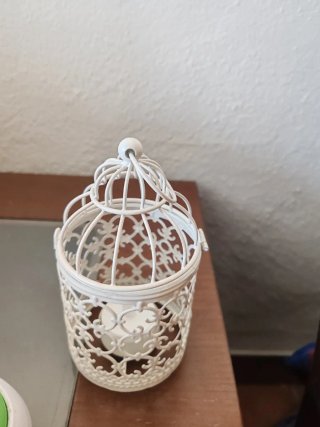 Farolillo decorativo blanco