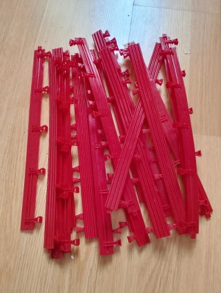 Vallas Scalextric Rojas