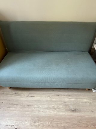 Sofá cama 2 plazas verde agua