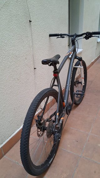 Bicicleta Rockrider Gris con muy poco uso