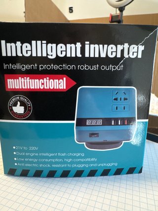 Inversor Portátil Multifunción 21v a 220v