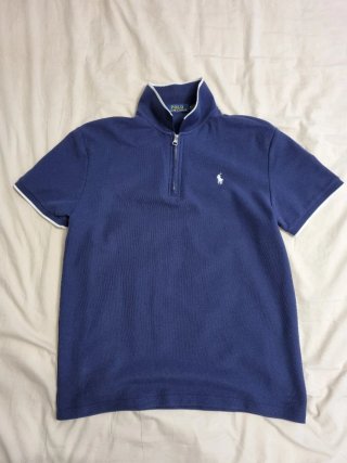 Polo Ralph Lauren Azul Media Cremallera