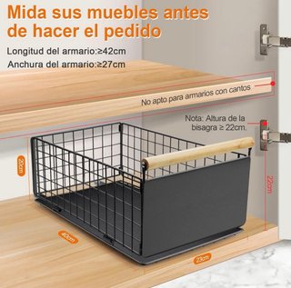 Pack 2 Cajones Cocina Extraíbles
