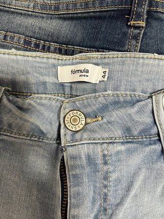 Lote 3 pantalones cortos: beige y azul