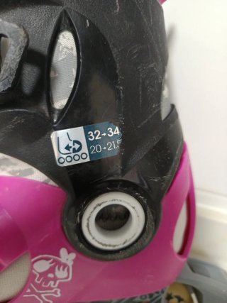 Patines Oxelo T 32-34 Rosa