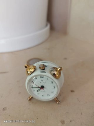 Mini sveglia Titan sveglietta meccanica vintage