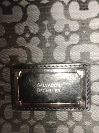 Bolso Salvatore Mann Negro/Gris