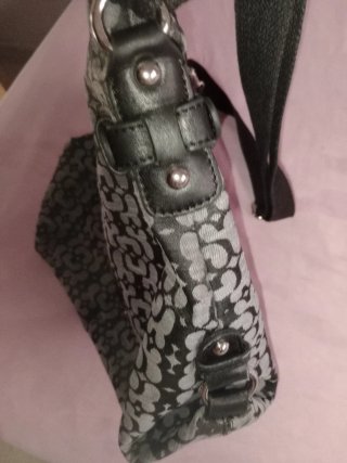 Bolso Salvatore Mann Negro/Gris