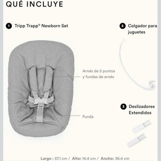 Set para Bebé Stokke Tripp Trapp Silla Gris