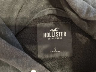 Sudadera Azul Hollister con Logo