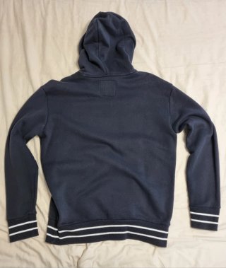 Sudadera Azul Hollister con Logo