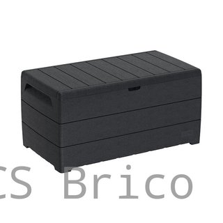 Baúl Arcón PVC 416 L Gris Oscuro - 70x129x62 cm - Duramax