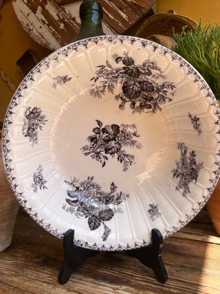 Ensaladera Sarreguemines S.XIX