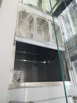 Nevera expositora cristal y acero inoxidable