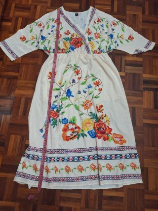 Vestido Boho Floral Shein Talla 46