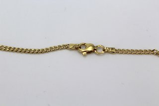 Cadena barbada oro 18k
