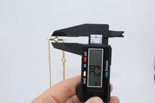Cadena barbada oro 18k