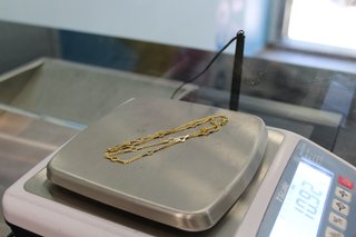 Cadena barbada oro 18k