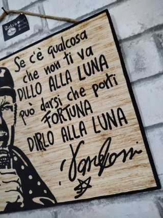 Quadro Vasco Rossi Dillo alla Luna
