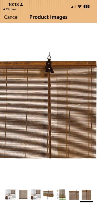 Estor Enrollable Bambú Natural - Nuevo