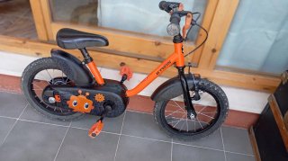 Bicicleta infantil 14 Btwin naranja