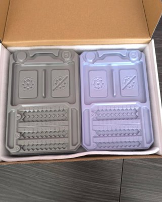 Tavole di gioco personalizzate ufficiali per Isofarian Guard, occupano meno spazio.
