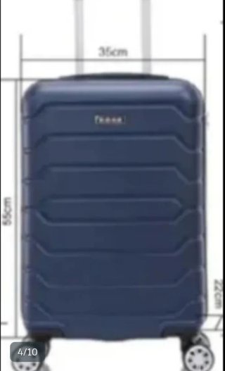 Maleta cabina + neceser, ruedas giratorias