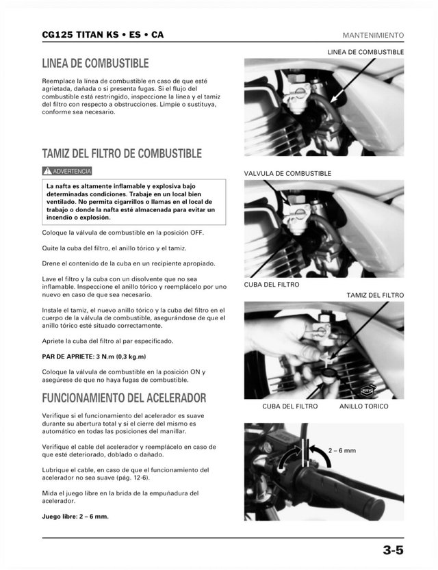 Manual Taller Honda CG125 Titan KS/ES/Cargo ‘08