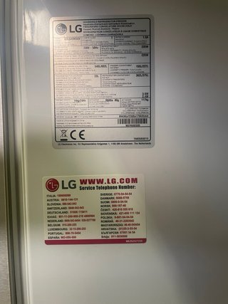 Refrigerador LG Americano Acero Inoxidable